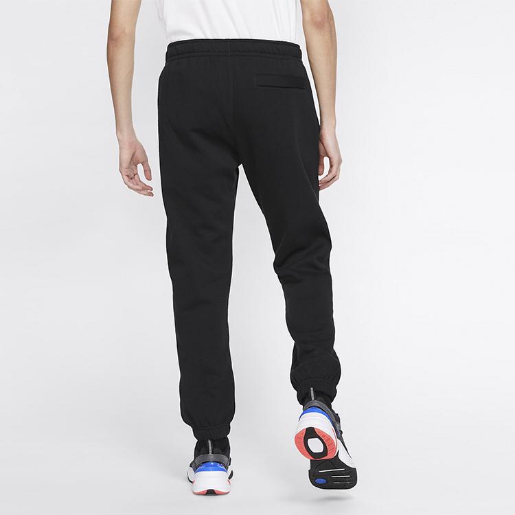 Nike Спортивные флисовые спортивные брюки с эластичным поясом для мужчин, черные, BV2738-010