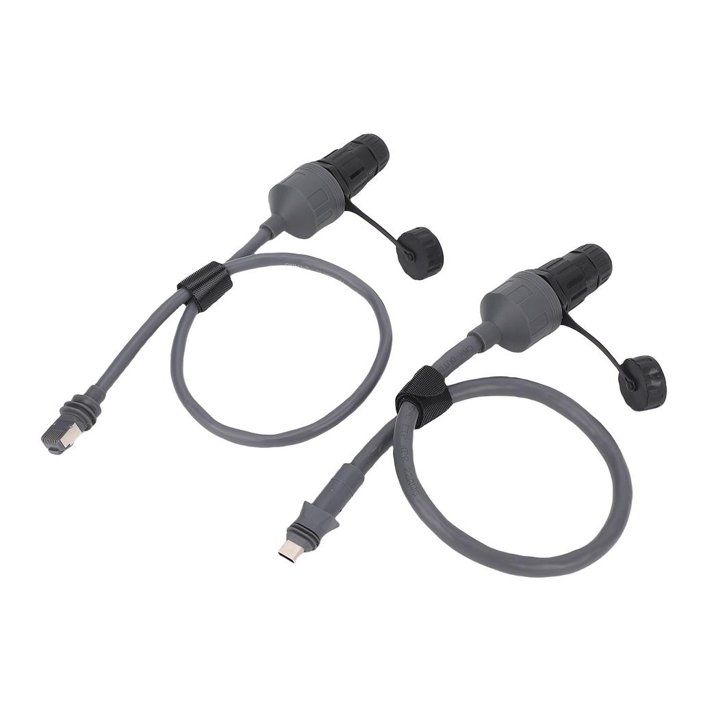 Ethernet Adapter for Enterprise Antenna 24AWG 1200Mbps Transfer Rate IP68 SPX to RJ45 Cable Coupler
