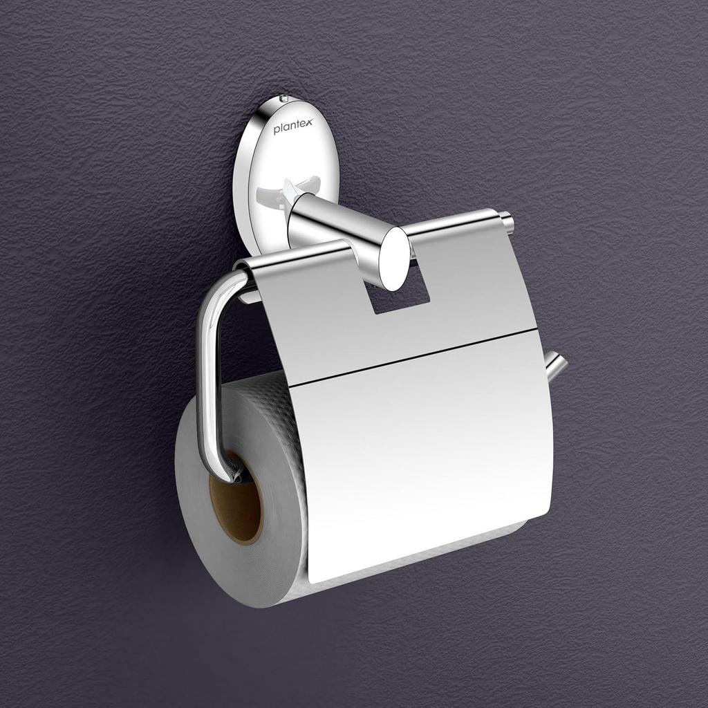 Steel Toilet Roll Holder for Bathroom/Toilet Paper Roll Holder/Toilet Tissue Paper Roll Holder for Bathroom Accessories - Oreva (Chrome)