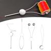 4Pcs Fly Tying Tools Combo Set Bobbin Replacement Accessory Equipment Fishing Lures Spare
