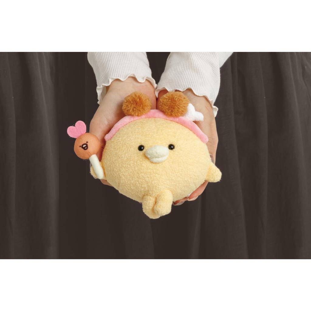 Мягкая игрушка Chikip Dancers Кость Курица MV07601 В140 x Ш150 x Г80мм San-X "Karaage LOVE"