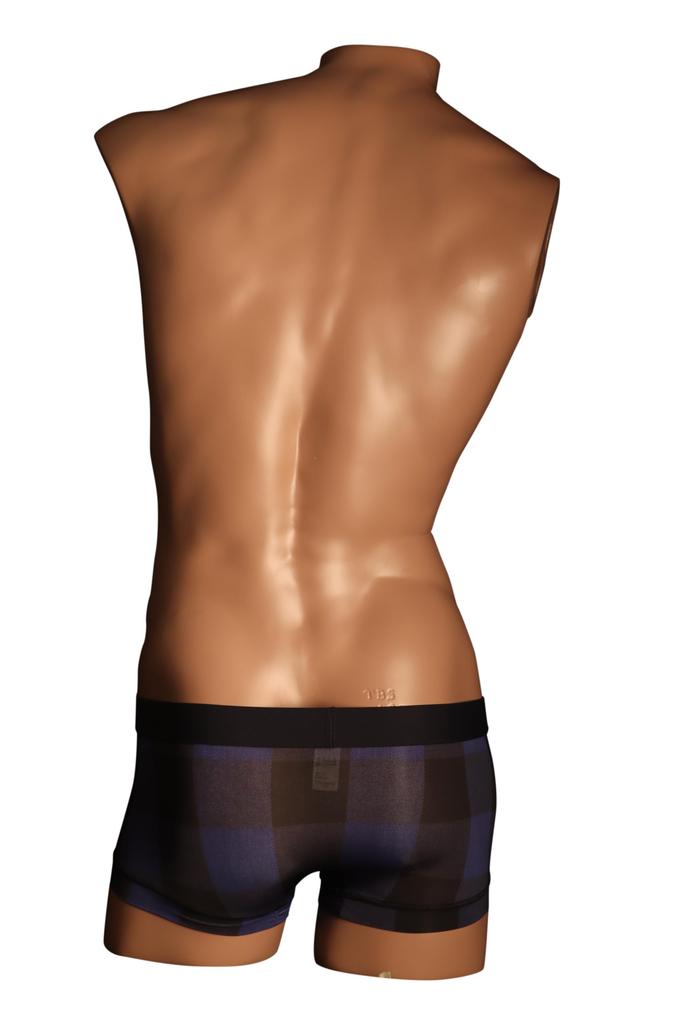 Grave Vault Боксеры в клетку буффало Синие Мужские Брифы с низкой посадкой,