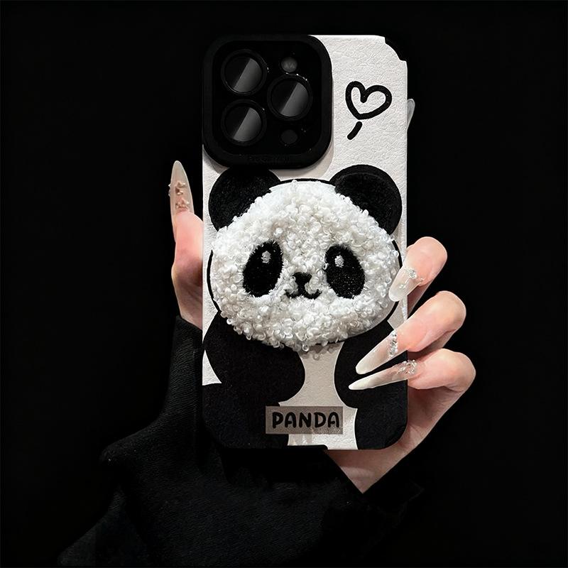 Чехол Hanhan Panda подходит для iPhone17 simple, 16PRO/15, Apple 14promax, нового 13.