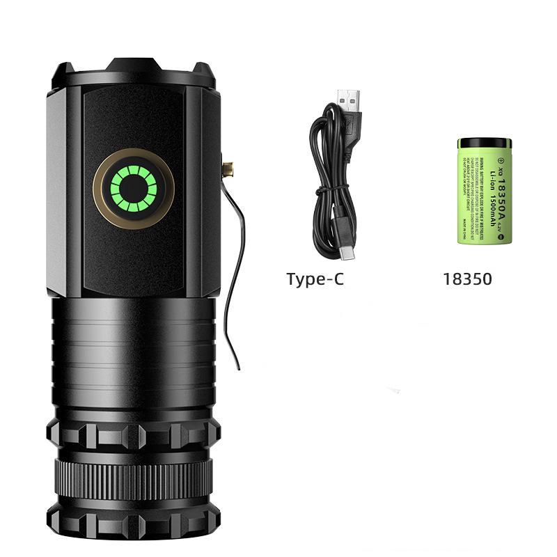 Трехглазый фонарик-монстр, мощный 3LED18650, фонарик из алюминиевого сплава, USB перезаряжаемый, уличный, водонепроницаемый, с магнитным всасыванием, рабочий фонарь