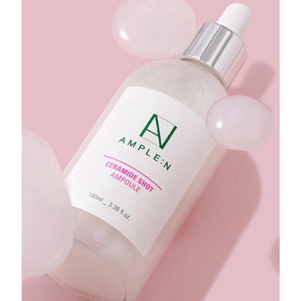 Кореана AMPLE:N Ceramide Shot Ampoule Большой объем 100 мл x 2 + Ceramide Shot Cream 50 мл, 1 набор