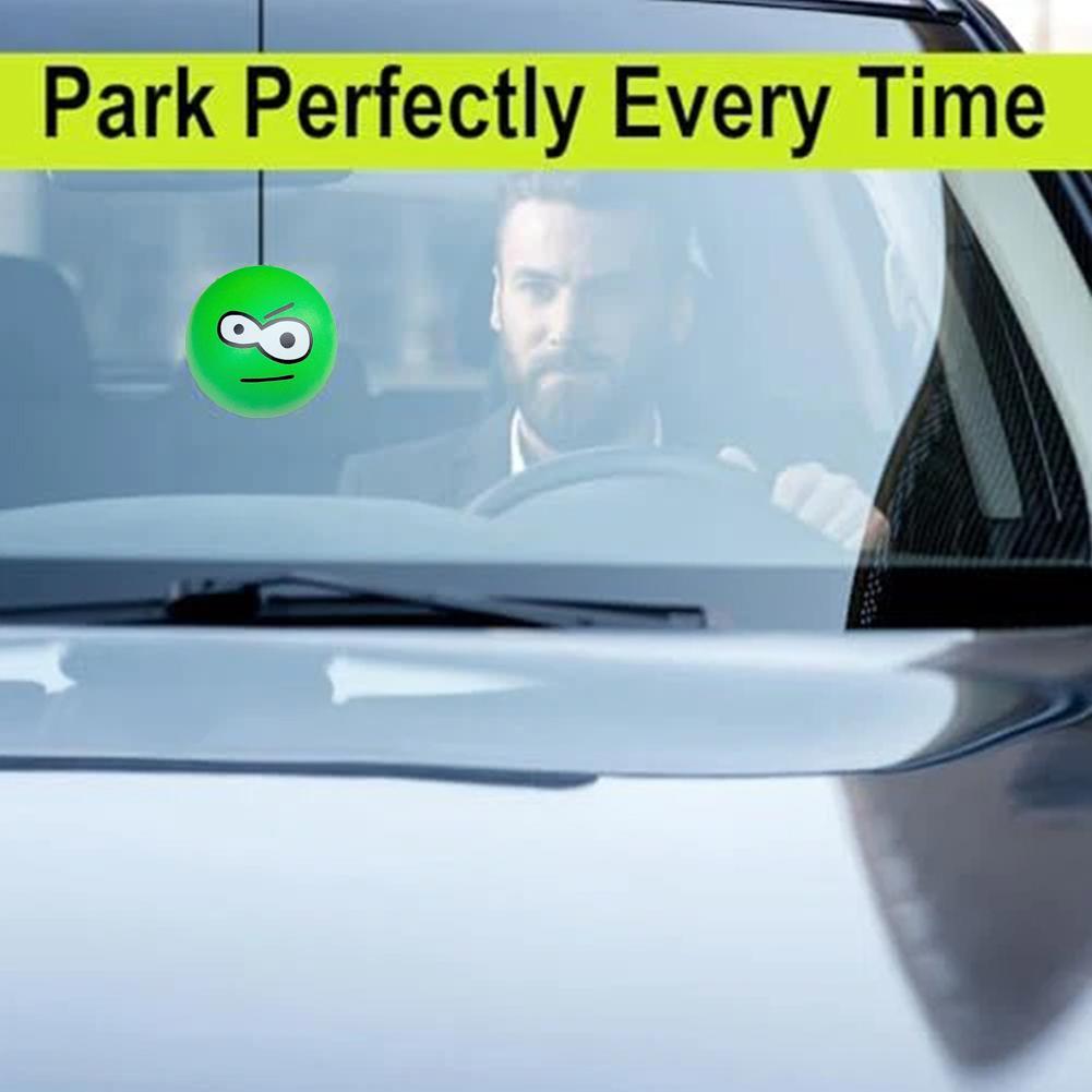 Garage Tennis Parking Aid 7cm Garage Hanging Ball 4m Elastic Rope PU Foam Ball Car Parking Sign Decoration General Car Ornament