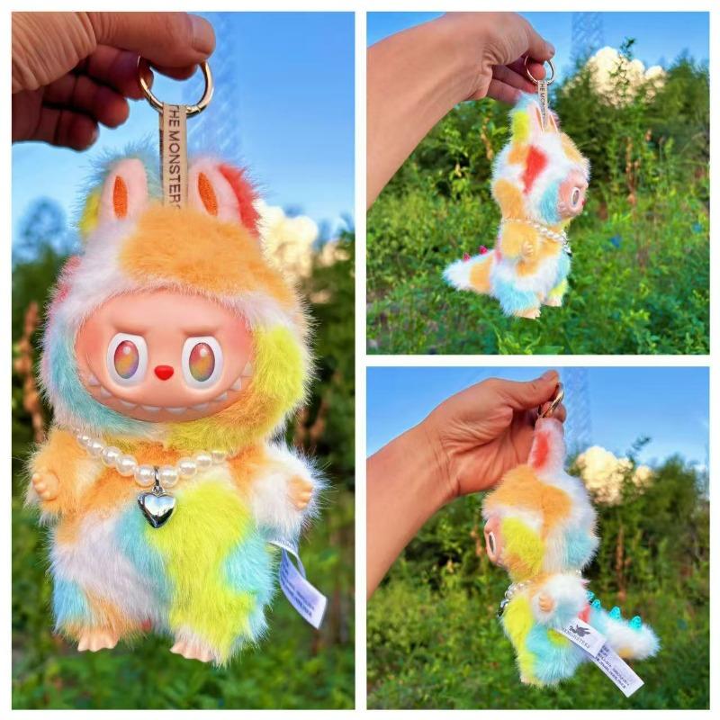 Pink Butterfly Change Baby Plush Toy Doll Pendant Labu Cloth High Version Figure Tide Play Gift