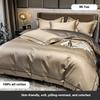 Four-piece Set of Pure Cotton Bedding Light Luxury Skin-friendly and Breathable Washed Sheets Quilt Covers Pillowcases