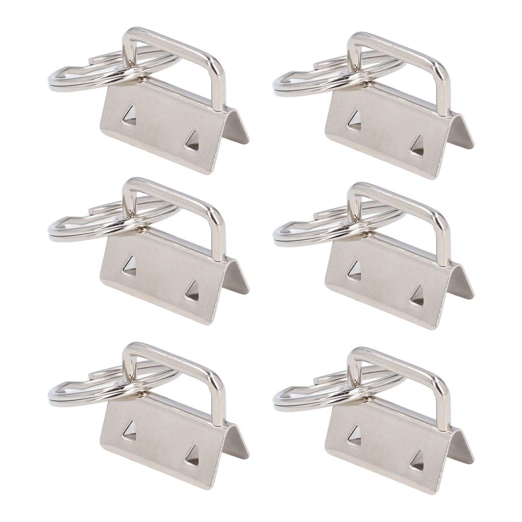 40PCS Key Fob Hardware DIY Craft Project Fine Workmanship High Hardness Iron Material Keychain