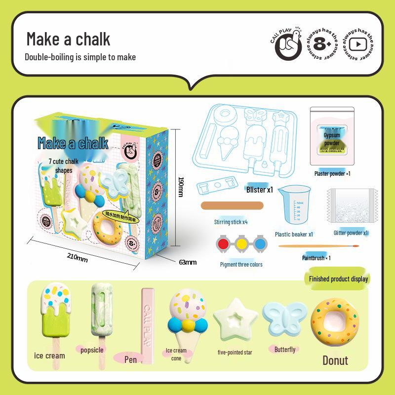 Ke Da Duck Цветной мультяшный карандаш и мел DIY Граффити игрушка для детей