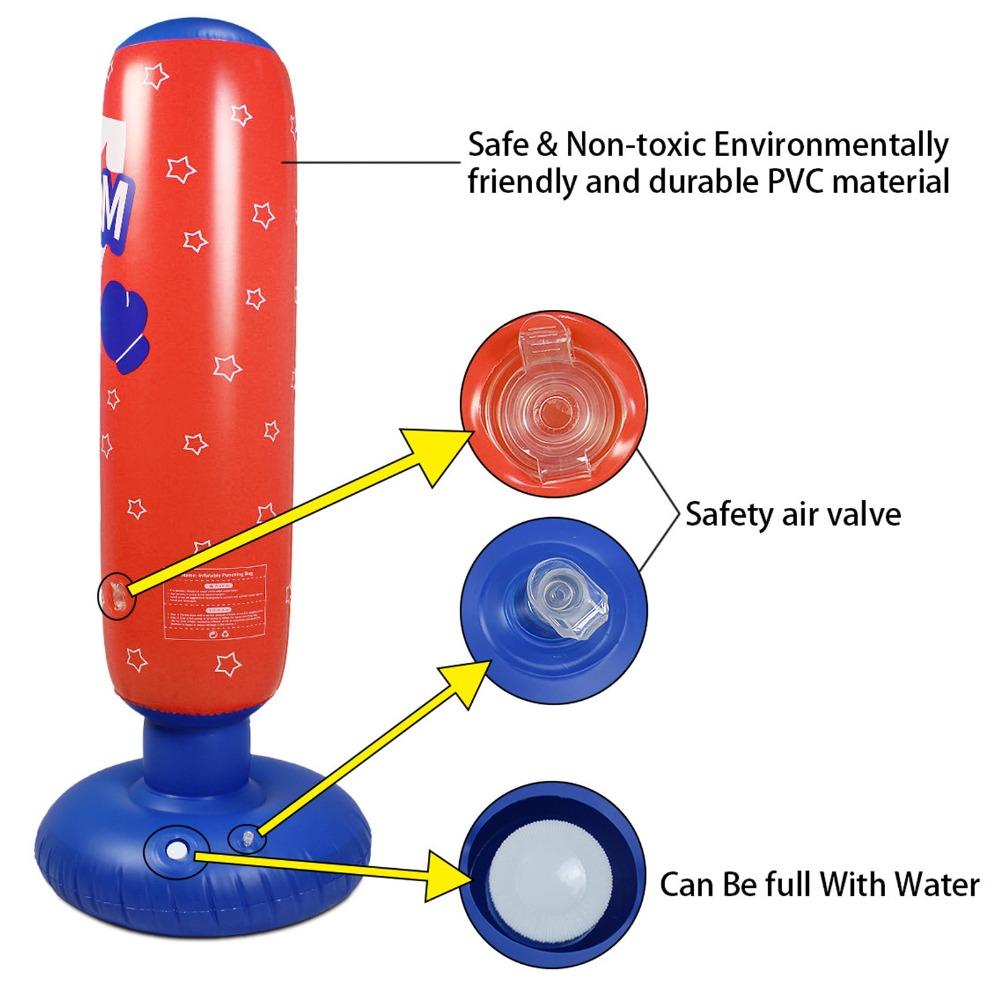 Freestanding Freestanding Boxing Bag Inflatable Boxing Training Toy Punching Bag Active Play