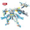 WOMA TOY Ship Now C0407 549pcs Sky Conqueror Transformable Assembly Boys Mecha Brick Building Set Toy for 6-12 Year