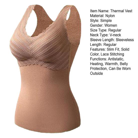 Жилет с V-образным вырезом без рукавов с нагрудными вкладышами, нижнее белье, жилет, бесшовный, бархатная подкладка