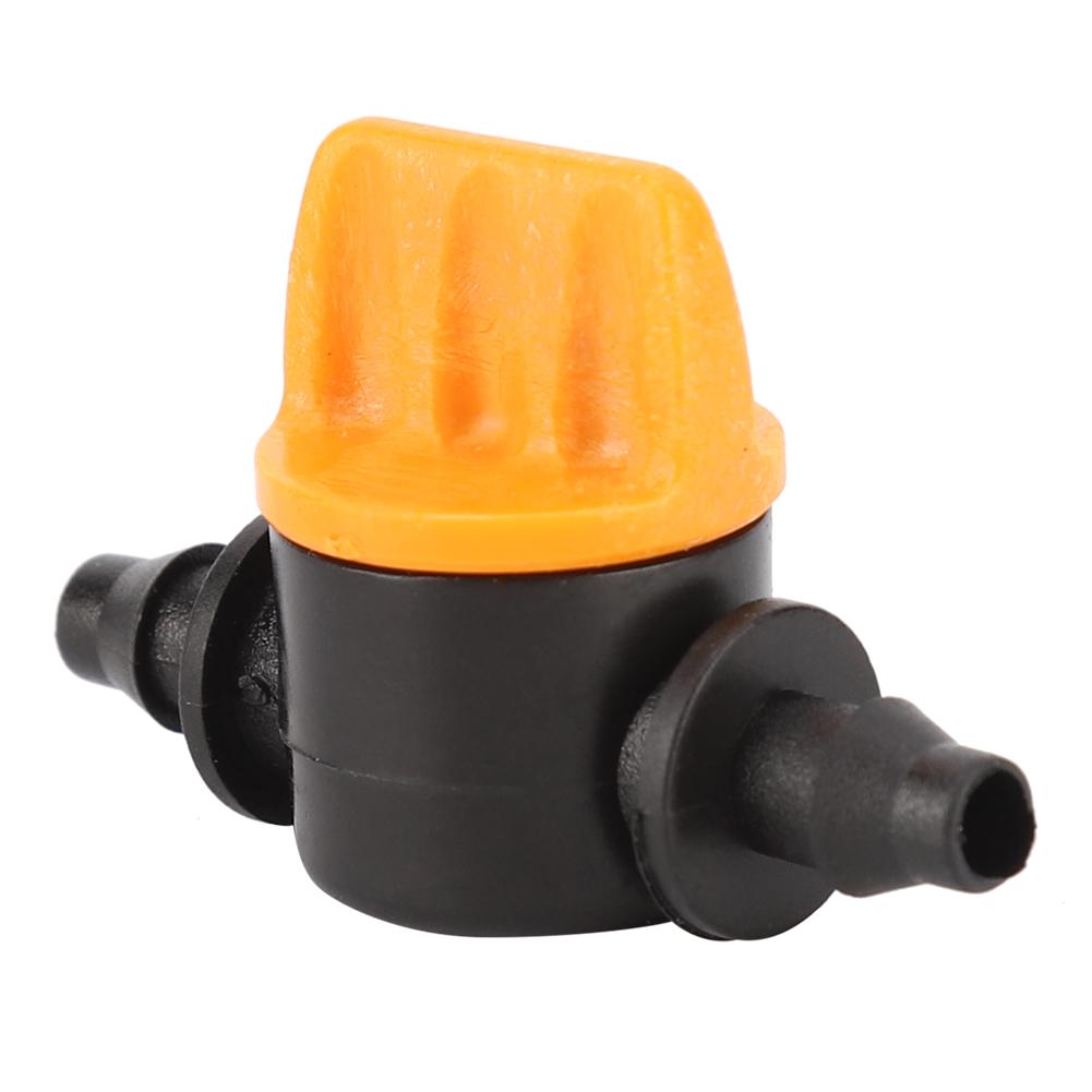 100 шт. садовый полив 2-ходовой ПВХ 4/7 водонепроницаемый прямой соединитель шланг клапан инструмент