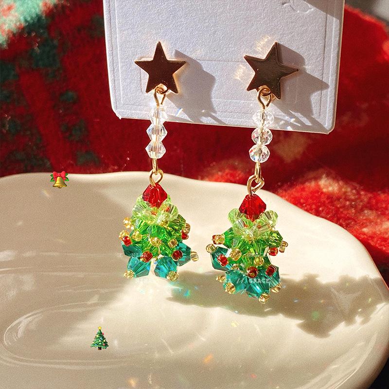 Титановое ожерелье «Рождественская елка»: Элегантная длинная цепочка-свитер для женщин - Уникальный нишевый дизайн