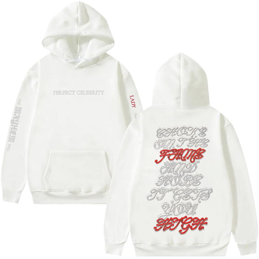 Идеальное худи знаменитости Мерч Леди Гаги Худи Мужская Женская Одежда Мода Эстетика Толстовка Повседневные Толстовки Хай-стрит