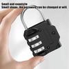 Combination Padlock Resettable 4 Digit Padlock Locker Lock Luggage Lock Security Small Combination Lock for Luggage Lock Gym