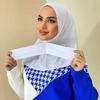 Breathable Ramadan Hijab Soft Islam Headwrap Simple Triangle Hair Scarf  Ladies Hair Cover