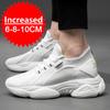 New Summer Men Sneakers 8CM Elevator Shoes Hidden Height Increasing Shoes For Men 10CM Casual Sport Breathable Heightening Shoes