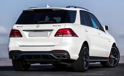 Задний диффузор для GLE (дизайн GLE63) для Mercedes GLE/ML сlass W166