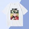 Spy X Family Collaboration Men's and Women's Cotton T-shirts, 2D Anime Themed Clothing, Casual Home T-shirts