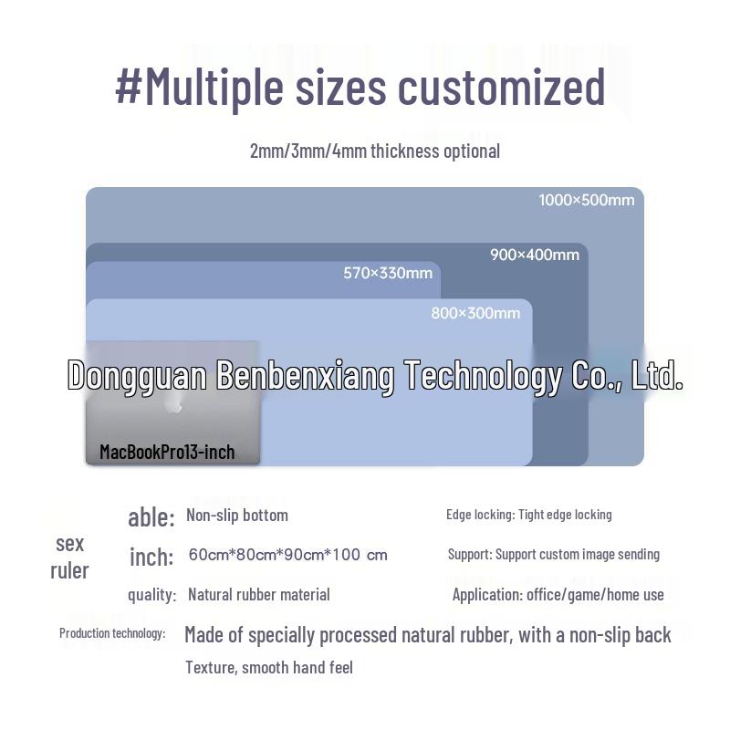 Очень большой коврик для стола с милым дизайном для девочки - Нескользящий коврик для мыши в стиле пейзажа