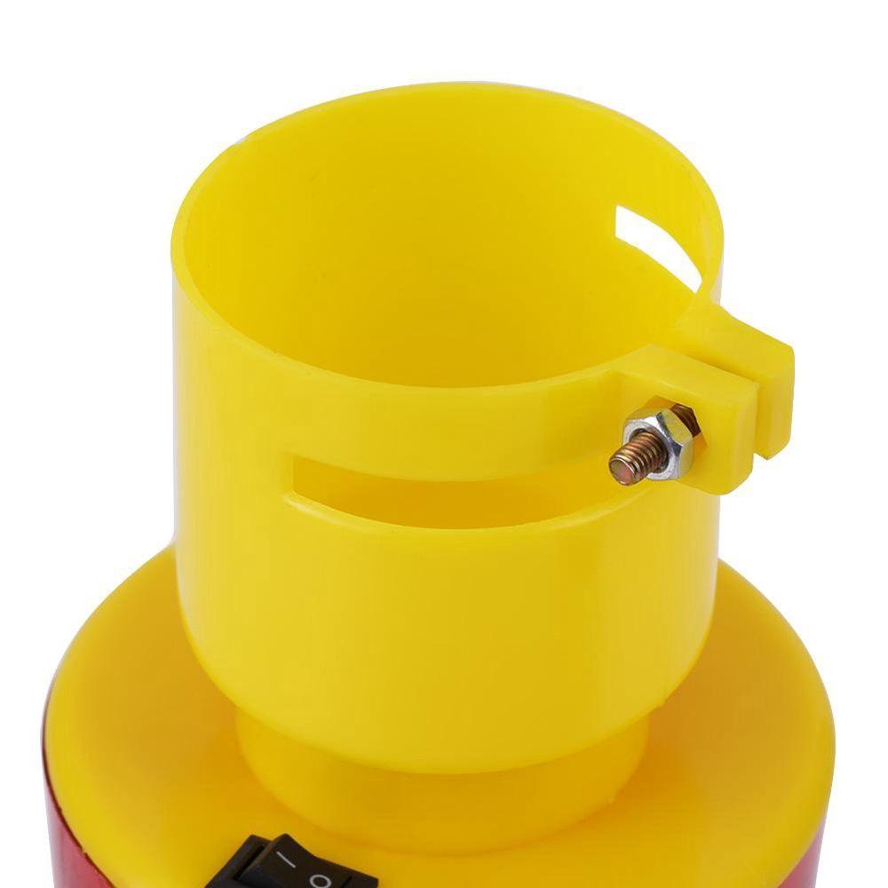 Rotating LED Solar Powered Red Traffic Warning Light Emergency Boat Lights Indicator Alarm Lamp