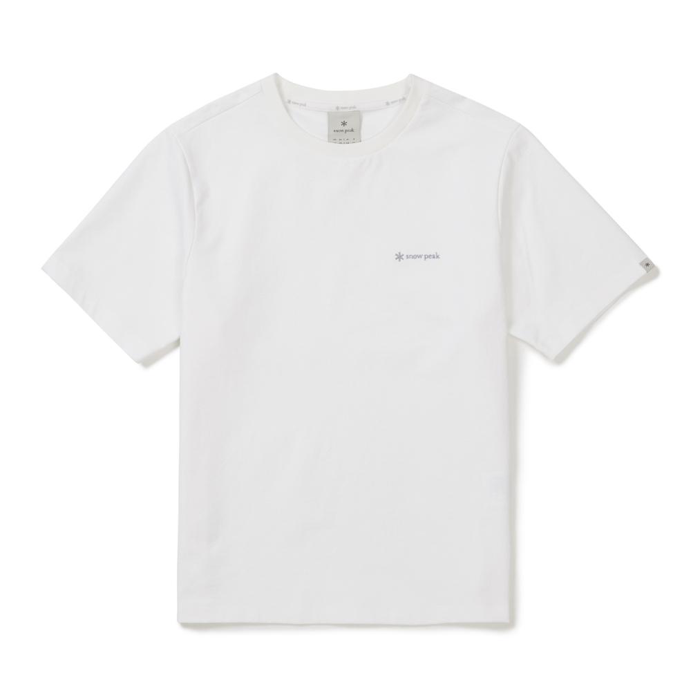 [Snowpeak] Classic Woven Women's Short Sleeve T-Shirt White (S26MWTTS17)
