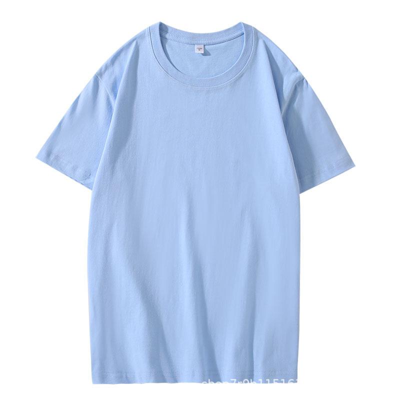 VEZFAA Женская мода повседневная однотонная блузка с принтом на лето и весну с коротким рукавом и круглым вырезом и рубашками