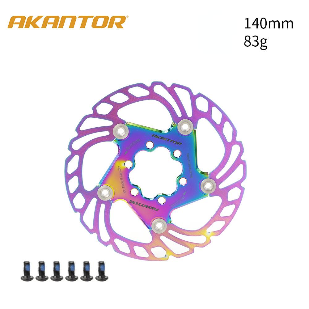 AKANTOR MTB велосипедные тормозные роторы 160/180/203 мм, ротор дисковых тормозов, дорожный тормозной ротор для горного велосипеда, плавающие роторы для велосипеда