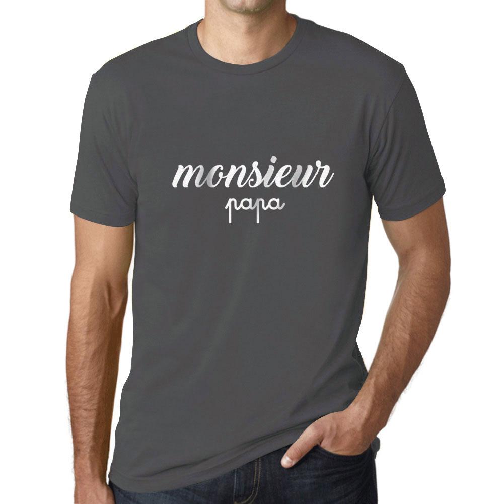 Ultrabasic Футболка Homme Graphique Monsieur Papa Imprime Lettres Noel Cadeau