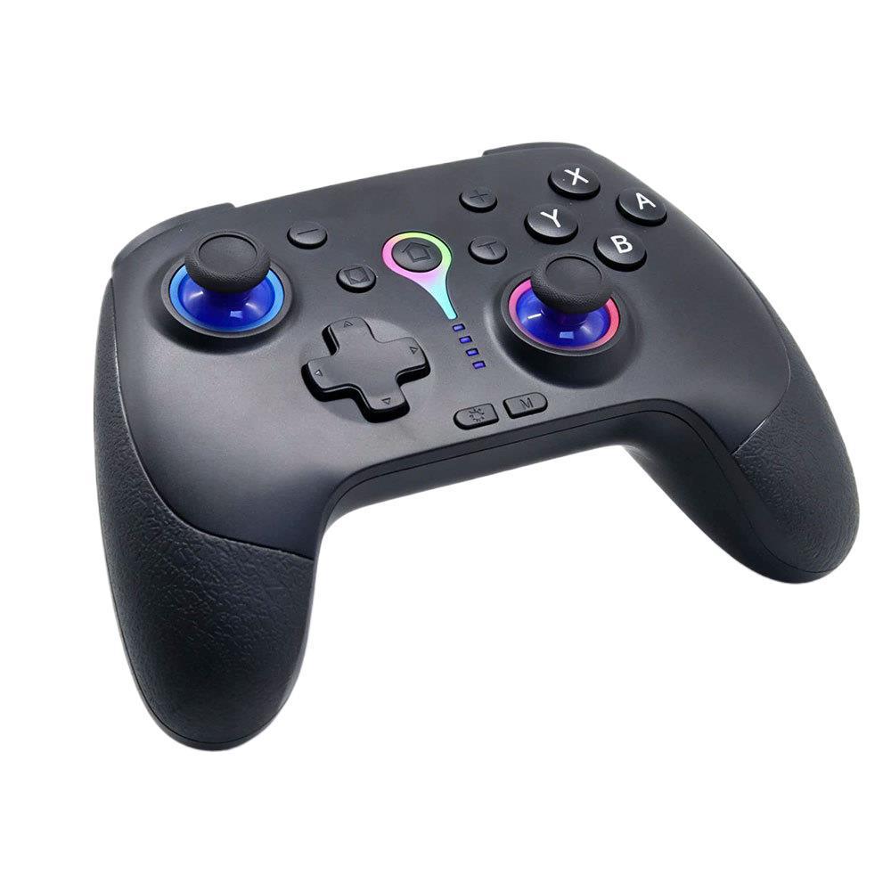 Игровой контроллер Bluetooth: Соматосенсорная вибрация и макросы, Совместимо с ПК, Steam, джойстиком Hall