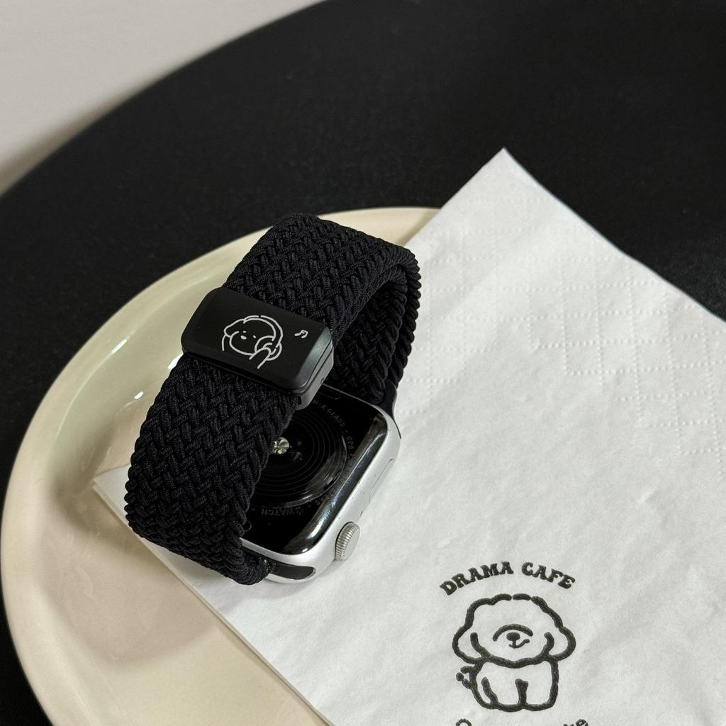 Плетеный ремешок для часов Music Puppy для Apple Watch Series 5-9 и SE