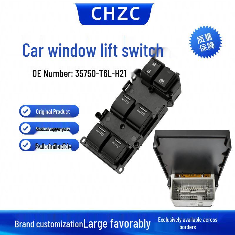 Honda Spirior 13-18 Power Window Switch 35750-T6L-H21 - High Trim