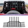 Mesh Cargo Net Trunk Cargo Net for Jeep Wrangler JK JKU 2007-2017 4-Door Version 1 PC Black