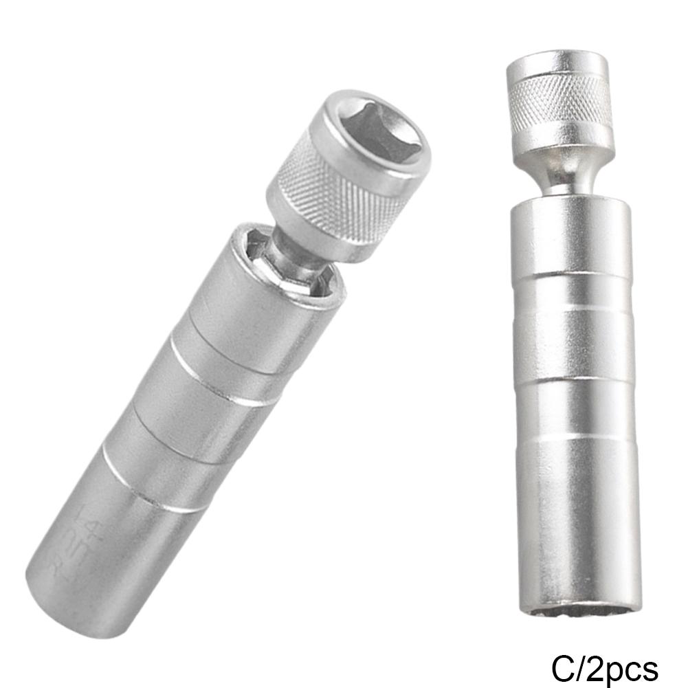 14мм 16мм Адаптер торцевого ключа для свечей зажигания Автомобильный инструмент для ремонта и разборки свечей зажигания Аксессуары