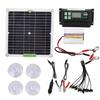40W Solar Panel Kit with 100A Charger Controller and DC12V To 220V 220W Solar Inverter Kit for