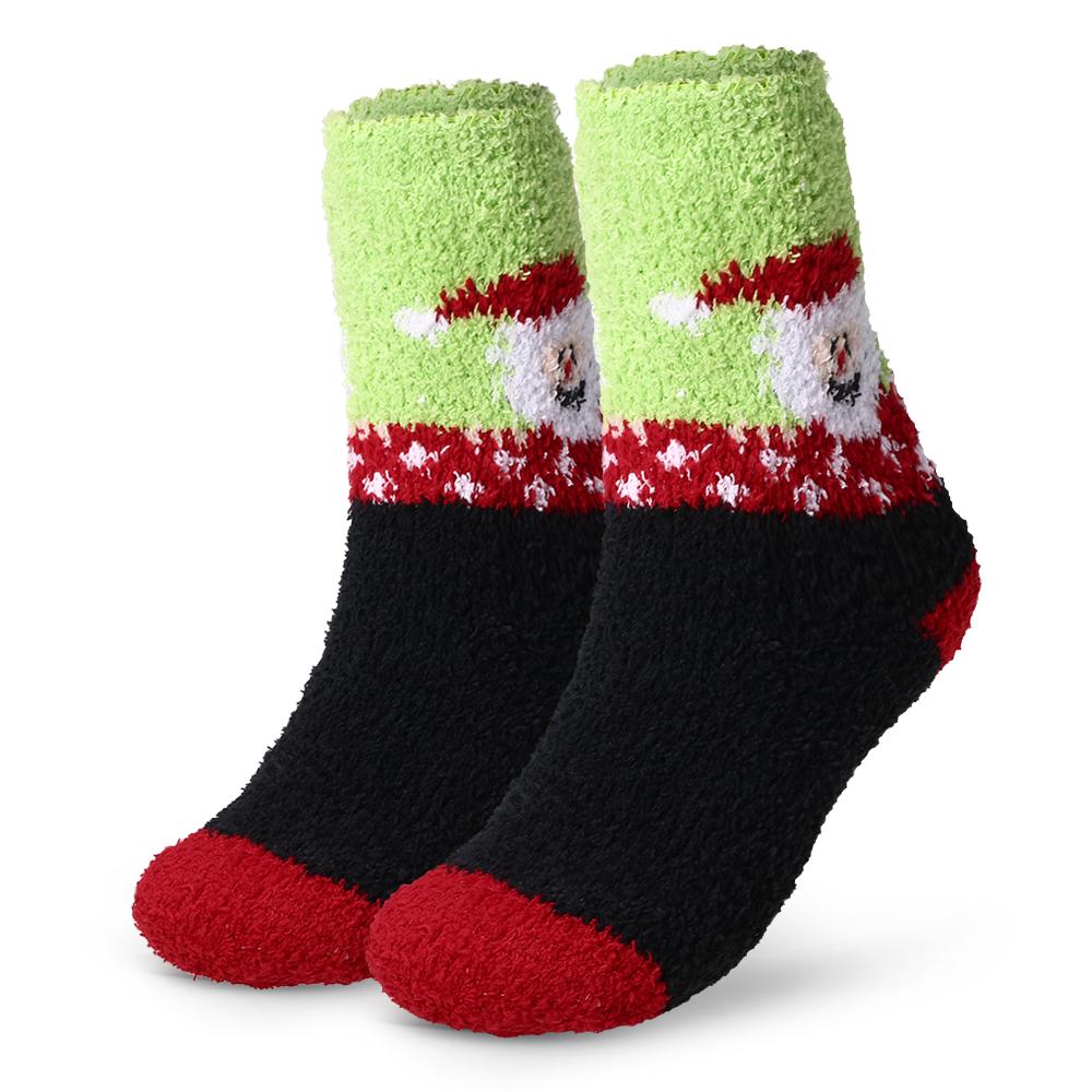 Теплые Взрослые Носки Узорные Рождественские Праздничные Носки Впитывающие Уютные Зимние