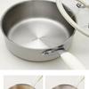 Набор антипригарных сковородок и кастрюль Zhi Shi из нержавеющей стали 316L