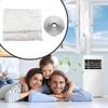 Portable AC Window Vent Kit Mobile Air-Conditioning Casement Window Seal Kit No-Drill Appliance Exhaust Ventilation Attachment