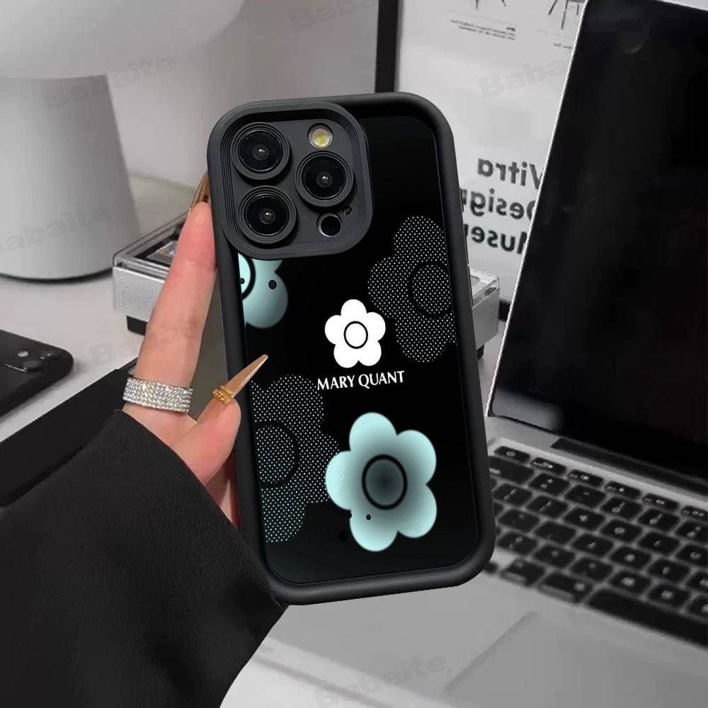 Модный силиконовый чехол для телефона M-Mary-Q-Quants для iPhone 17 Pro Max 16 15 14 13 12 11 Plus 17 Air