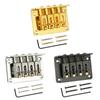 4 String Cigar Box Guitar Bridge, Electric Guitar Bridge Tailpiece Top Load Fixed Hardtail Saddle Cigar Box Guitar Parts