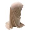 One Piece Wrap Shawl Pull On Ready To Wear Hijabs Islamic Headscarf Muslim Women Head Instant P A9B6