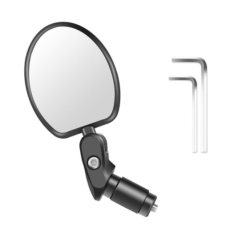 Bicycle Rearview Mirror Mountain Bike Road Car Folding Rearview Mirror Anti-collective Riding Equipment Square Rearview Mirror