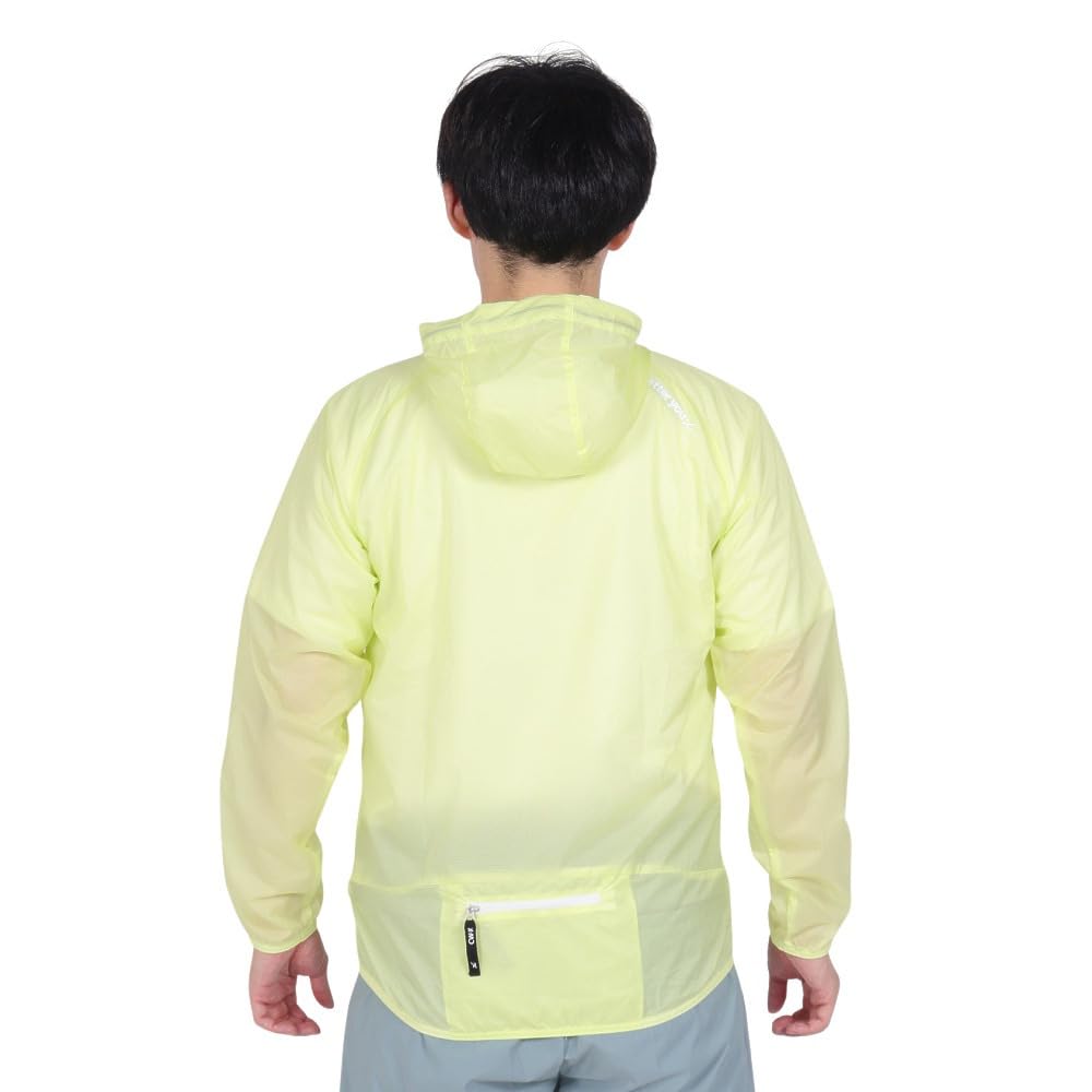 Wacoal Hooded Long DWR319 YE XS CW-X Jacket, Water-Repellent, Pocketable, Sleeves,