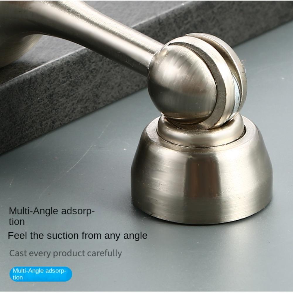 Fixed Magnetic Door Stopper Easy Installation Door Stop Bumper Practical Door Suction Wall