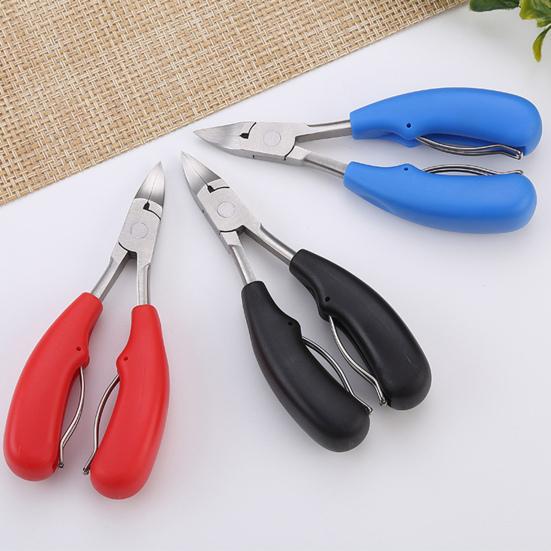 Профессиональные кусачки для вросших ногтей, изогнутая конструкция клюва, набор для стрижки ногтей для толстых/вросших ногтей, инструмент для точного маникюра и педикюра для домашнего салонного использования