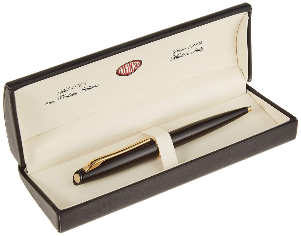 Шариковая ручка Aurora, Официально импортированная ручка, Масляный стиль, E32-DN, Черный,