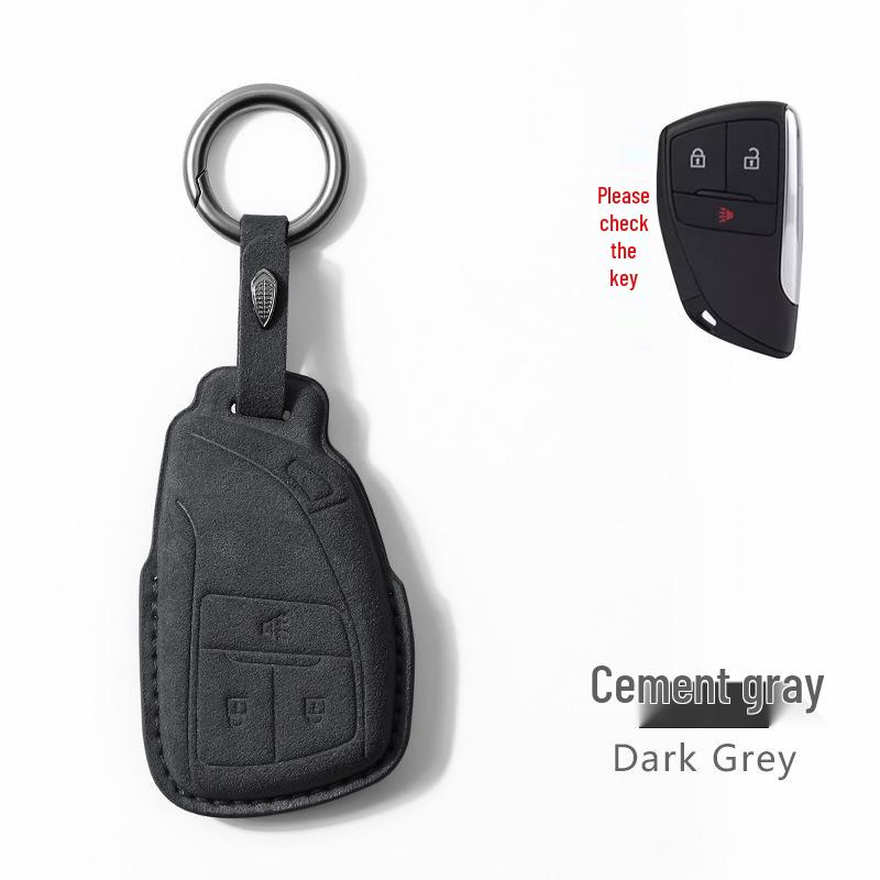 Buick Envision 2023 Suede Key Case for Men & Women - High-End Bag Shell with Buckle