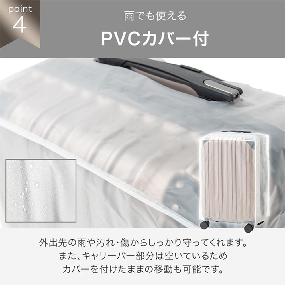 Из Carry S Large для TSA Gusset Up Sturdy Suitcase [Gen Drawers] Case, Размер, Вместимость, 40 л, Ручная кладь 1-3 ночи, Замок, Функция, Легкий,